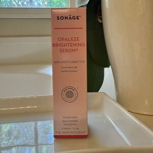 SONAGE Opaleze Brightening Serum Dark Spot Corrector 1fl oz ‎ NEW Cruelty Free